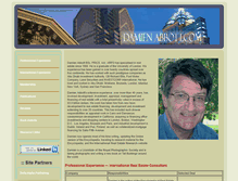 Tablet Screenshot of damienabbott.com